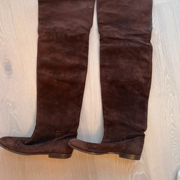 Gucci Women Gucci Brown Over the Knee Boots